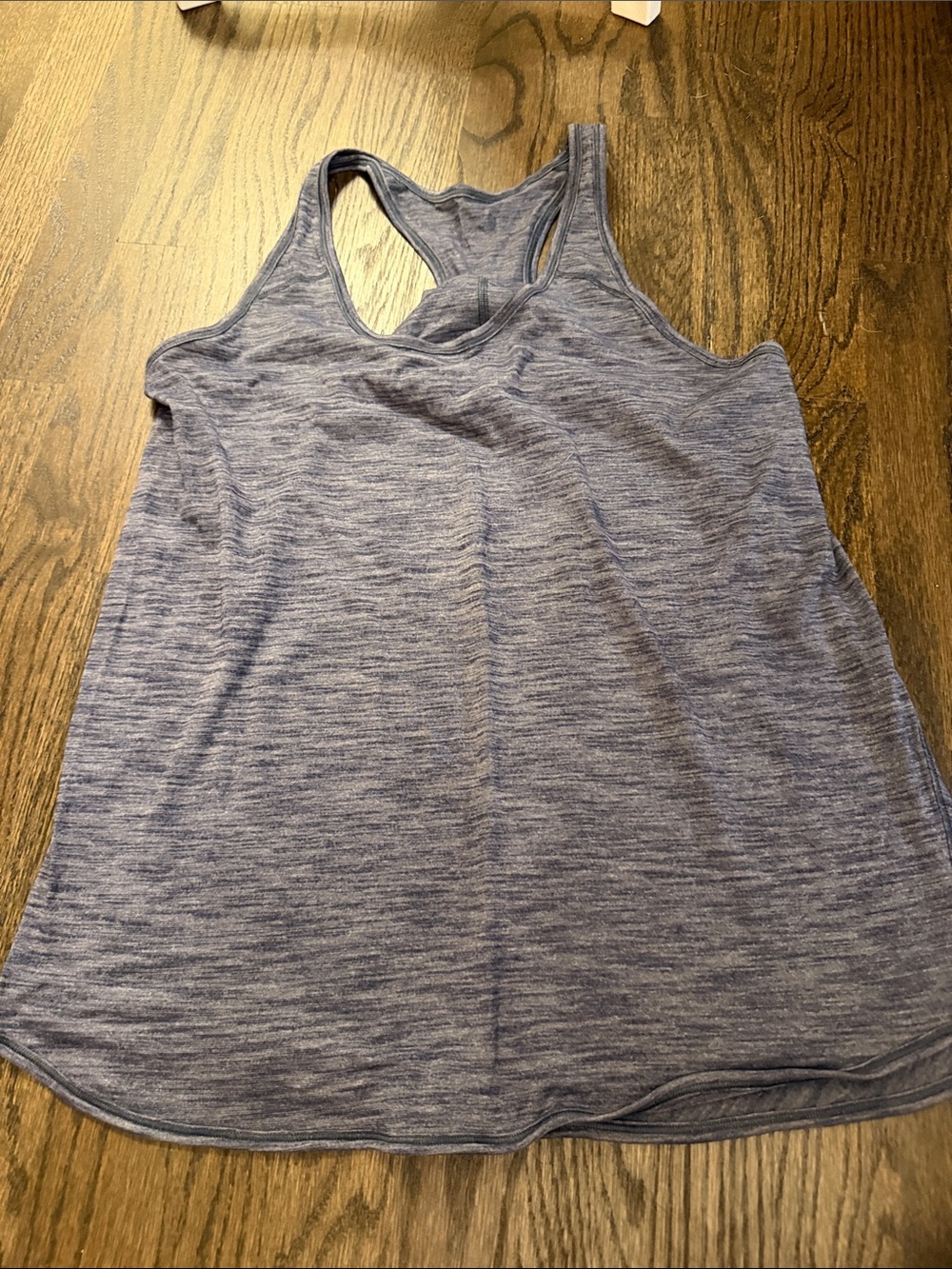 lululemon athletica Heathered Slate Racerback Tank Top